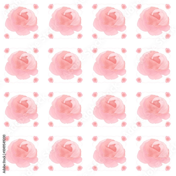 Obraz seamless pattern with roses