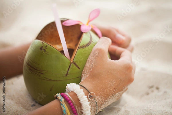 Obraz Coconut on the beach