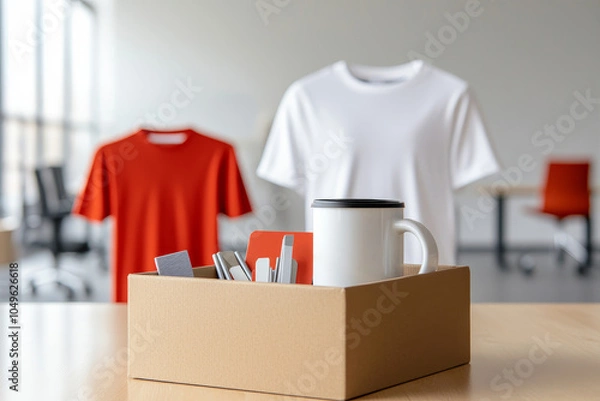 Fototapeta Welcome aboard, Your new employee kit awaits, Start your journey with us