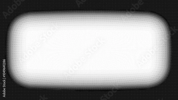Fototapeta Retro Film Halftone Vignette PNG Transparent Border Effect Overlay