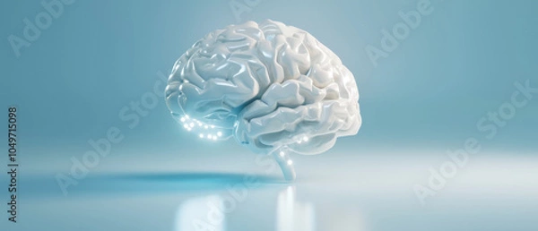 Obraz futuristic human brain cyber