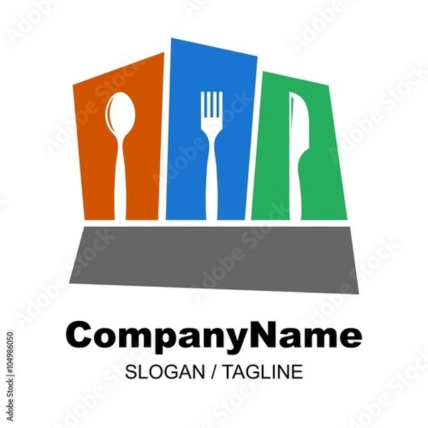 Obraz restaurant vector logo icon