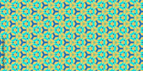 Fototapeta seamless geometric pattern with triangles