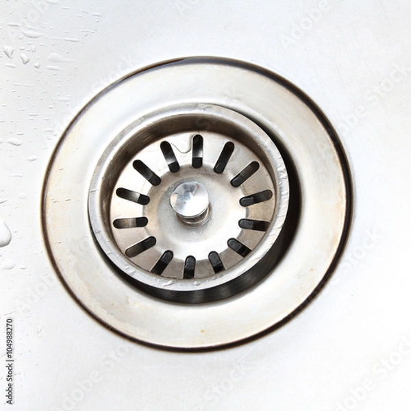 Obraz kitchen sink drainage