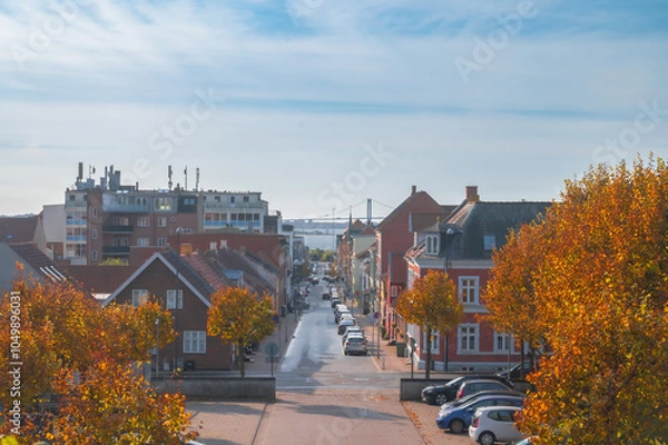 Fototapeta autumn in the city