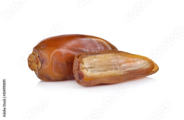 Obraz date palm fruit on white background
