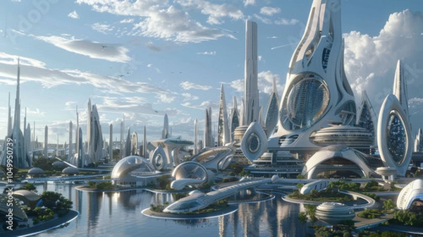 Obraz futuristic city