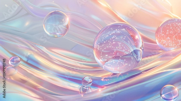 Obraz bubbles and water