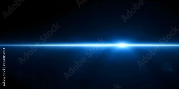 Fototapeta A white line on a solid black backdrop, evoking a sense of balance and elegance create with ai