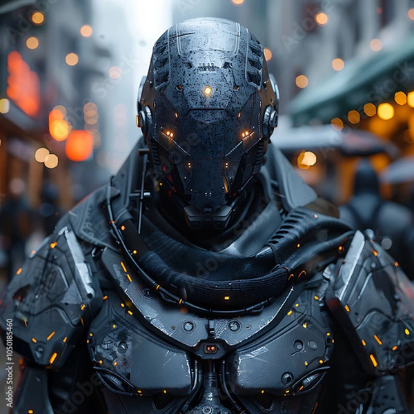 Obraz future robot soldier