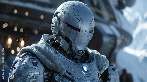 Obraz future robot soldier