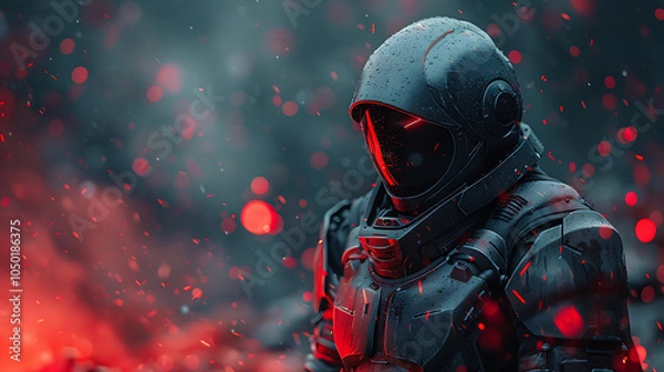 Obraz future robot soldier