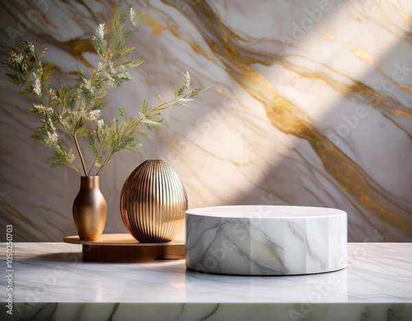 Fototapeta aestetic marble interior