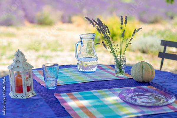 Fototapeta Provencal table