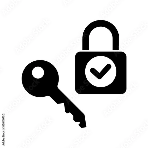 Fototapeta access concept line icon. Simple element illustration. access concept outline symbol design.