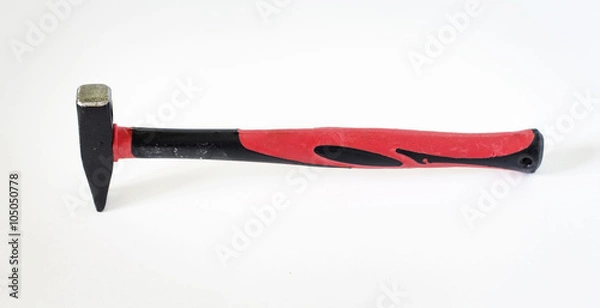 Obraz Hammer. on a white background. Isolated.
