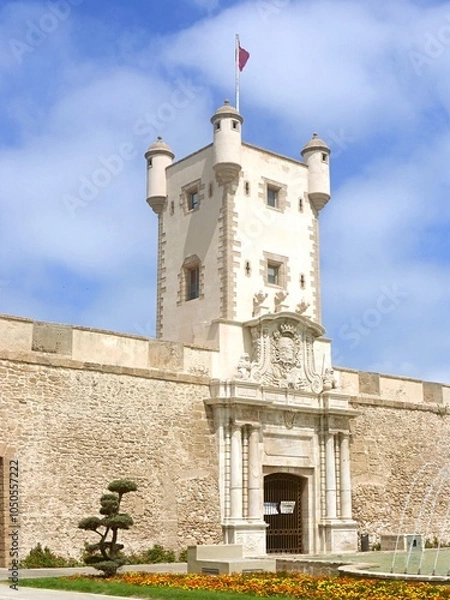 Obraz GATE OF LAND IN CADIZ, SPAIN