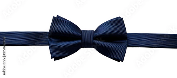 Obraz blue bow tie isolated png on a transparent background