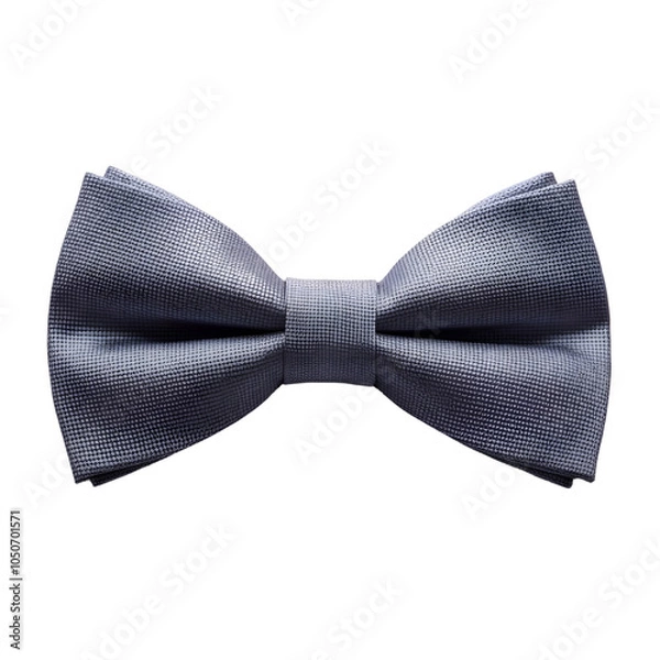 Obraz grey bow tie isolated png on a transparent background