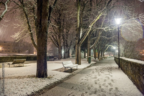 Obraz Neve in cittá 
