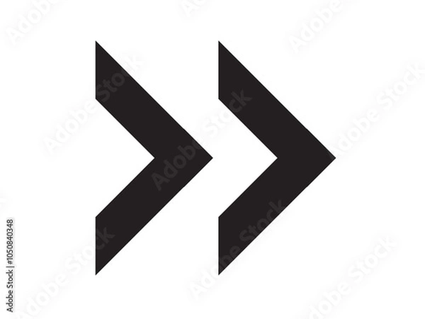 Fototapeta Arrow icon. simple arrow vector on white background. flat style arrow icon. vector illustration.