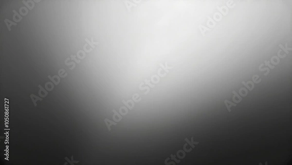 Fototapeta Abstract grayscale gradient with film grain effect