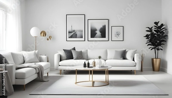 Fototapeta Photo interior modern design room
