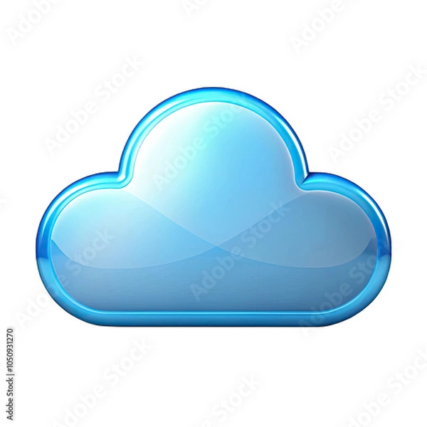 Fototapeta cloud computing icon