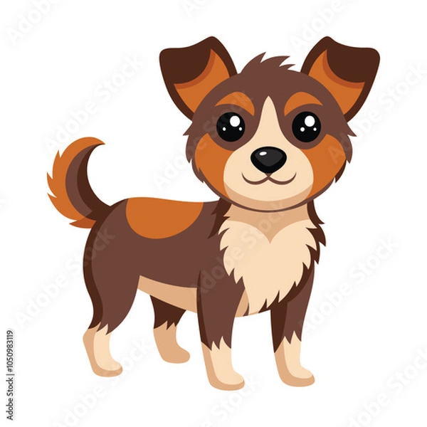 Obraz vector cute dog