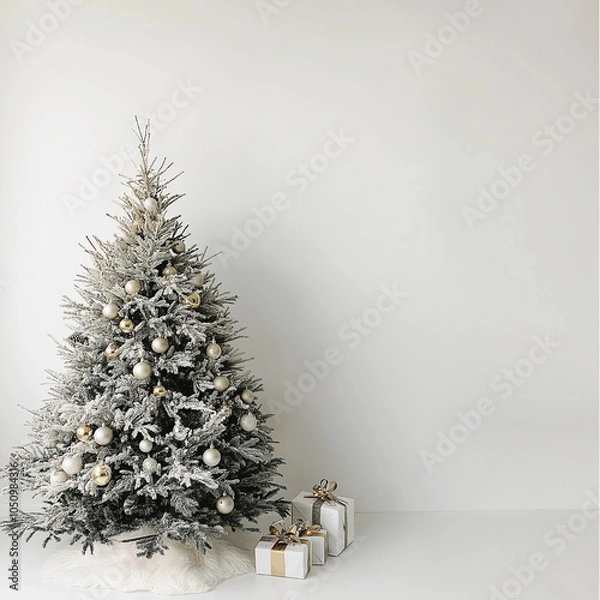 Obraz christmas tree and gifts