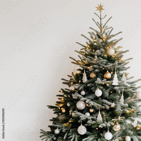 Obraz christmas tree and decorations