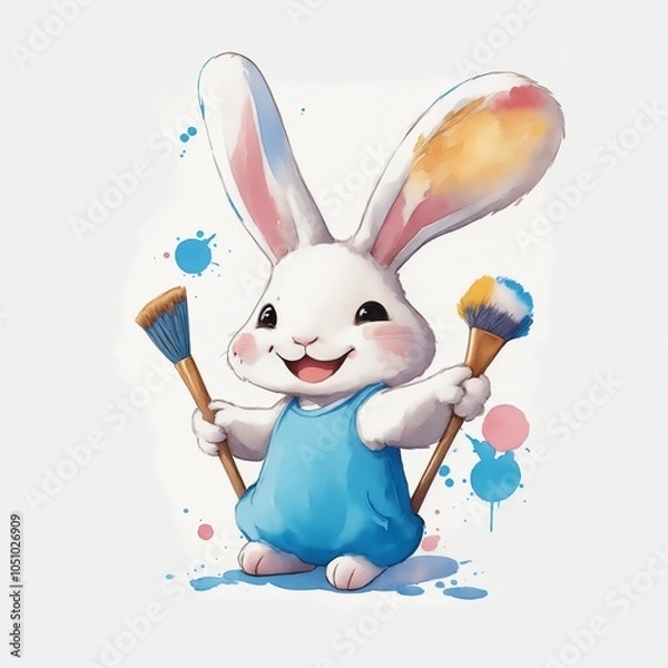 Fototapeta rabbit vector