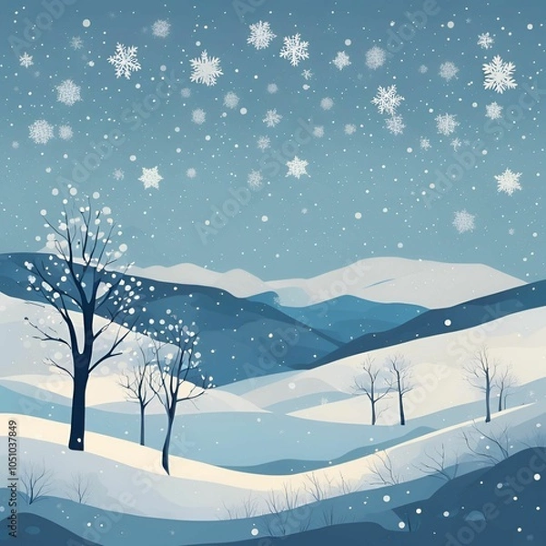 Fototapeta 겨울배경