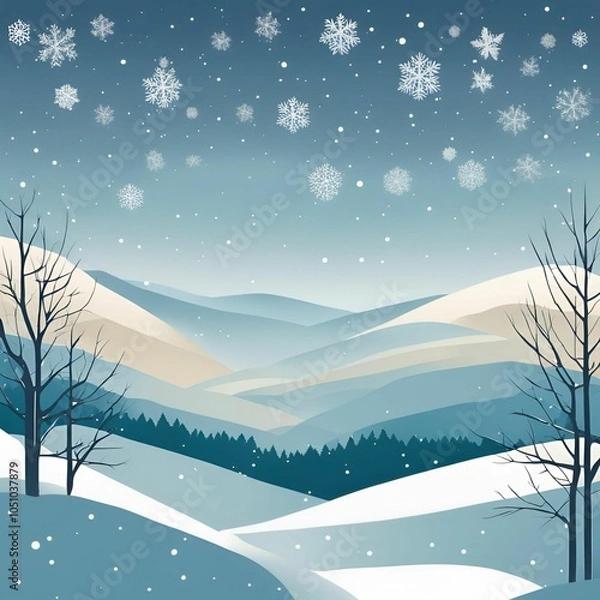 Fototapeta 겨울배경