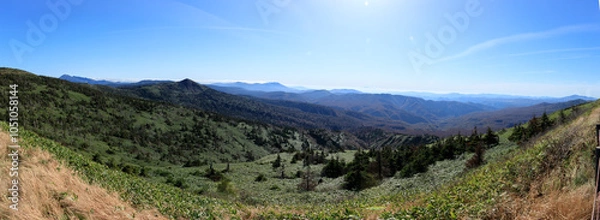 Obraz 八幡平　10月　青空	