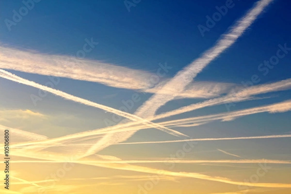 Obraz Chemiczne smugi