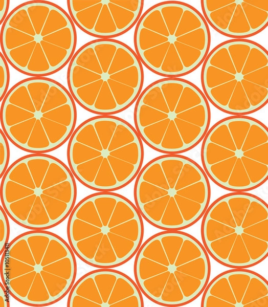 Obraz Orange pattern