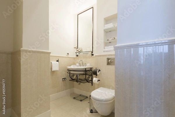 Fototapeta Hotel bathroom interior