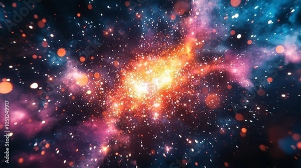 Fototapeta Vibrant Festival of Lights Celebration with Sparklers