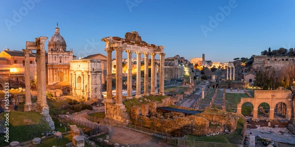 Obraz Forum Romanum w Rzymie