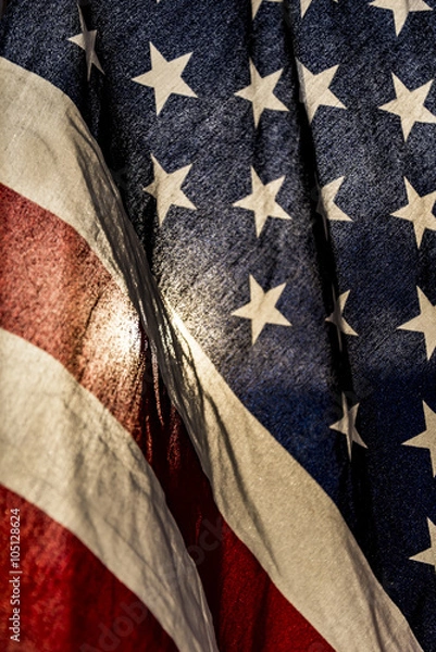 Obraz Flaga American Grunge