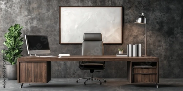 Fototapeta Modern Office Interior Design.