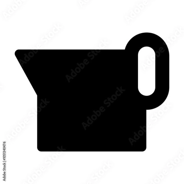 Obraz Gravy Glyph Icon Vector