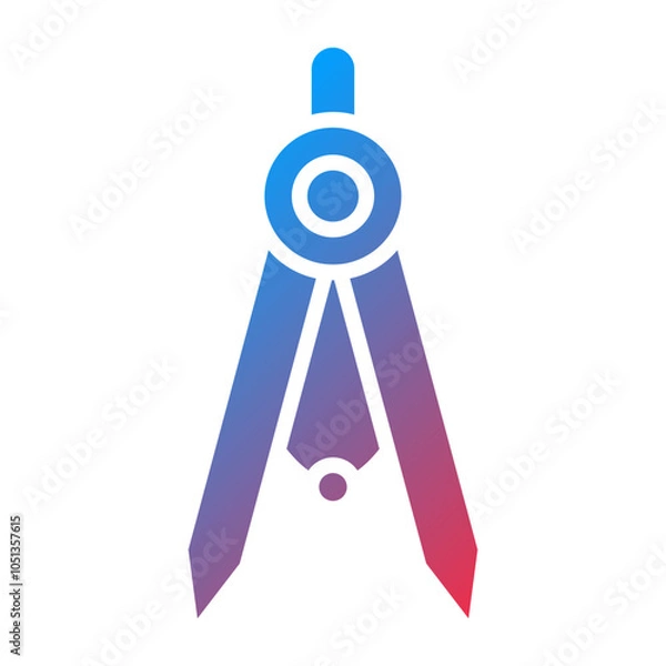 Fototapeta Compass Icon Style