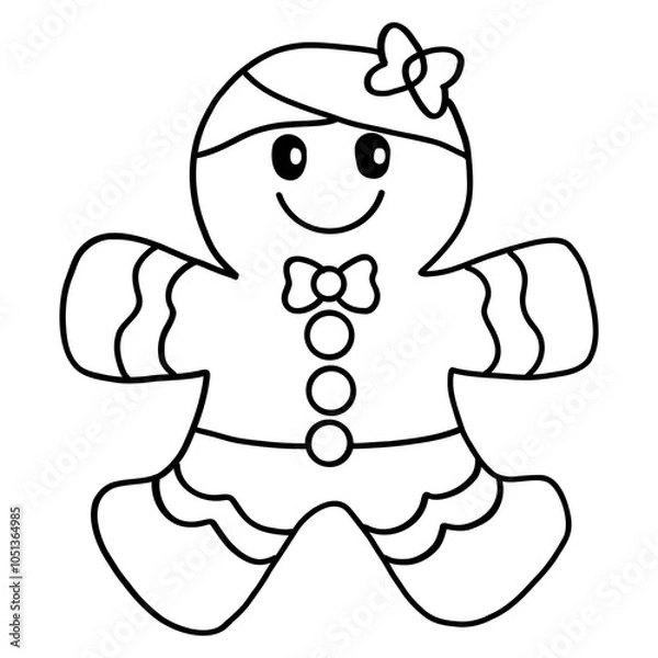 Obraz Ginger bread in chrismas theme