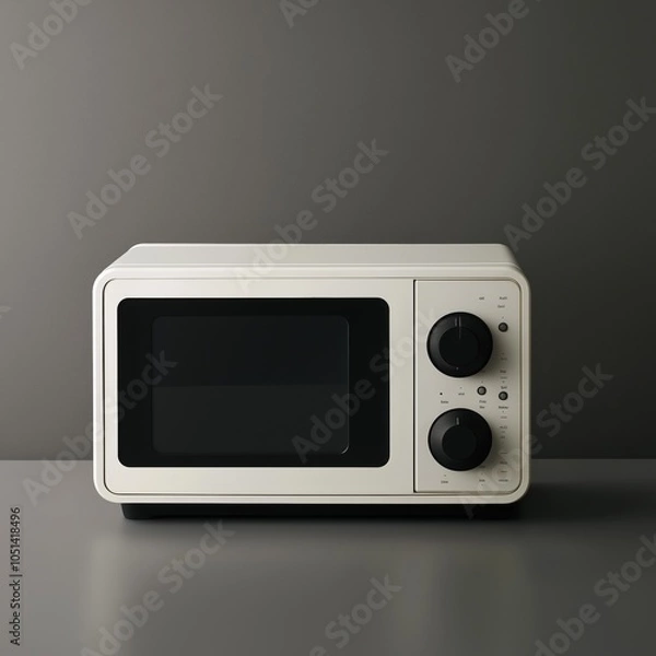Fototapeta Minimalist Microwave Design by Dieter Rams with Timeless Simplicity