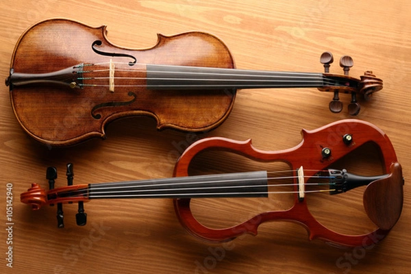 Fototapeta Classical and Electronic vilolin