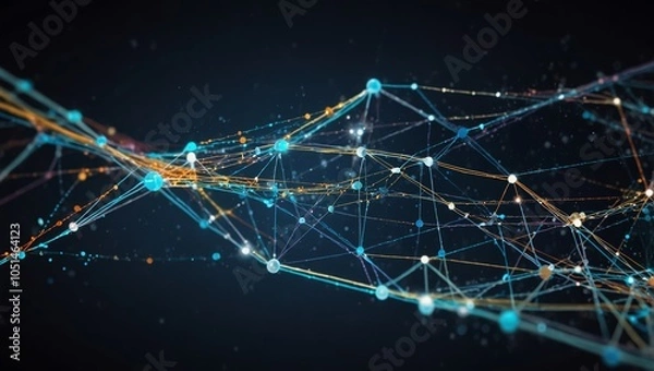 Obraz Interconnected Telecom Networks Showcasing Diverse Digital Services and Infrastructure