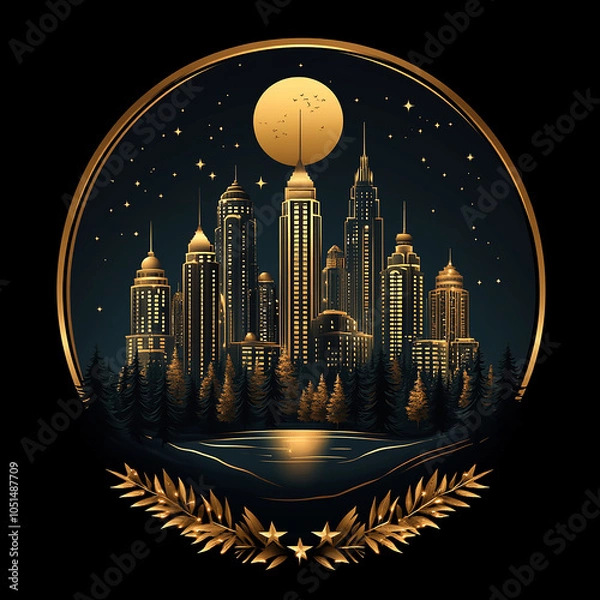 Fototapeta construction logo,building logo