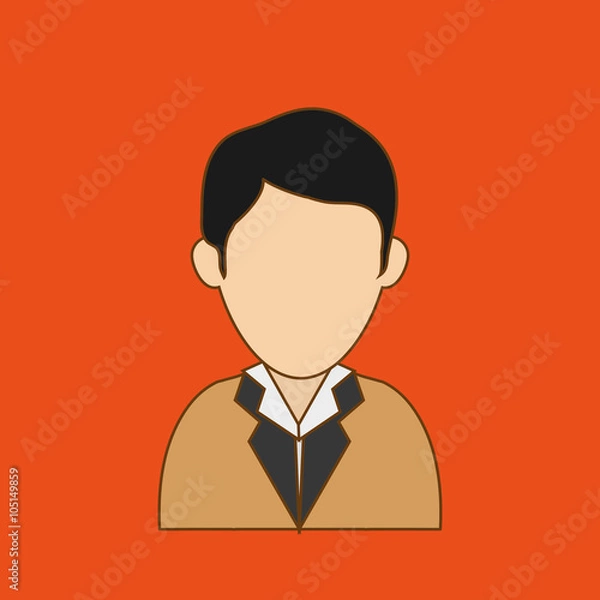 Obraz man icon design 